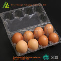 Material de PET bandeja de huevos de plástico desechable transparente
